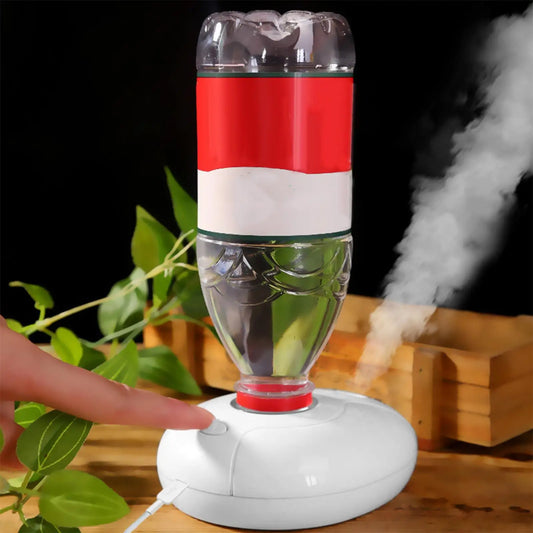 Low Noise USB Rechargeable Water Bottle Humidifier Ultrasonic Mist for Hotel, Sleeping, Home ,Desktop Car